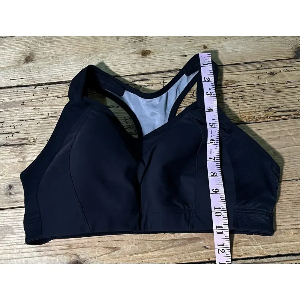Syrokan Women’s Size 38D Black Sports Bra